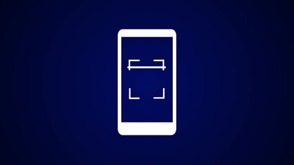 QR code, scan, phone animated. Motion graphic design.Scanning a QR code to pay on a smartphone animation - Powered by Adobe