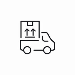 keep upright box icon sign vector