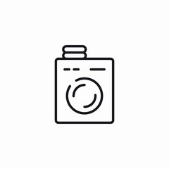 laundry washing machine icon sign vector