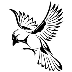 picture of a free-flying eagle