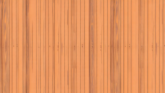 A seamless texture pattern of vertical wooden planks in a warm terracotta brown color