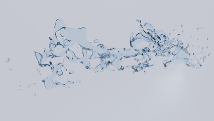 動きのある水流