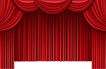 red theater curtain