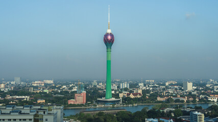 Fototapeta premium Lotus Tower in Colombo City