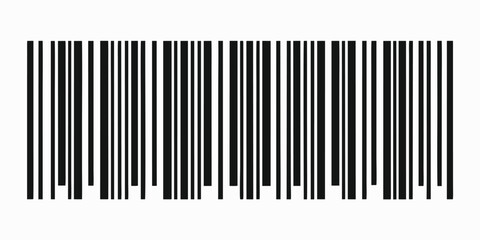 Detailed Barcode Illustration Highlighting Black and White Stripes for Product Identification and Inventory Management in a Retail Setting