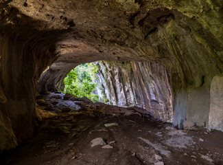 Interior of the caves of Zugarramurdi (Navarra, Spain)