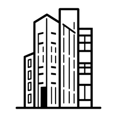 building icon vector