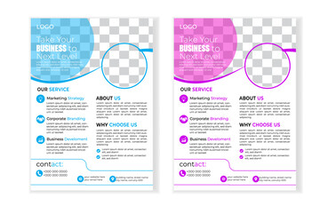 Corporate business flyer design