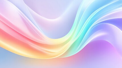 Fototapeta premium Abstract Colorful Flowing Fabric Design