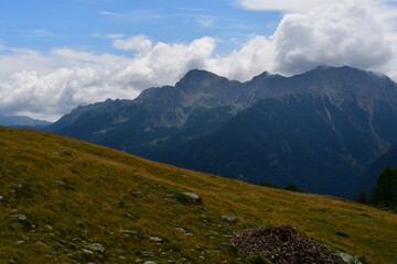 Schöne Landschaft im Ultental in Südtirol 