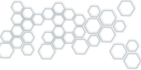 Abstract geometric technology out color line hexagon polygonal honeycomb luxury pattern vector background.	