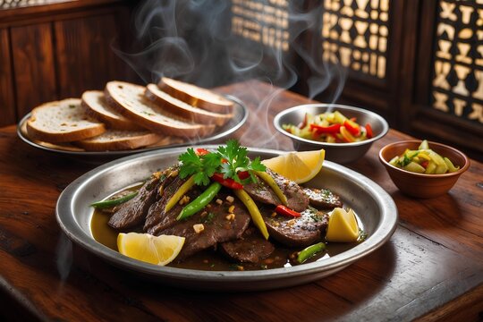 Kebda Baladi - Egyptian Food Loved by Locals: Explore This Spiced Liver Delight Served in Sandwiches or Plates, a Staple of Cairo&rsquo;s Bustling Streets and Traditional Home Kitchens Alike