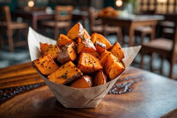 Sweet Potato Cart Snack - Egyptian Food Loved for Its Simple Yet Delicious Flavor: Explore This Traditional Egyptian Street Food Offering Naturally Sweet and Comforting Roasted Sweet Potatoes