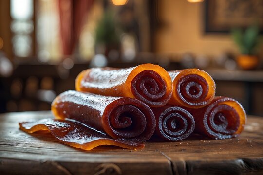 Malban - Egyptian Food: Experience the Sweet Chewy Delight of This Traditional Egyptian Treat Made from Fruit Paste and Nuts, Perfect for Those Who Love Rich, Authentic Flavors