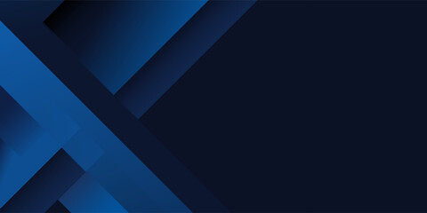 Blue black abstract background geometry shine and layer element vector for presentation design. Suit for business, corporate, institution, party, festive, seminar, and talks