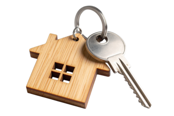 house key isolated on white background