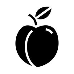 apricot fruit icon