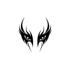 Naklejka premium Tribal eyes design