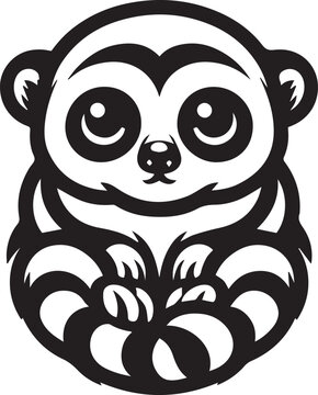 black and white cartoon sloth clip art preview