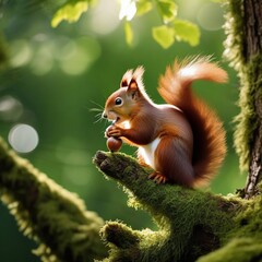 squirrel on a tree