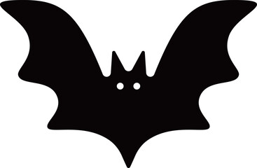 コウモリのアイコン　モノトーン