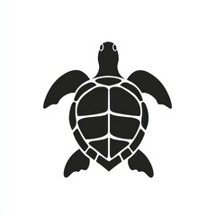 Simple silhouette of a turtle (3)