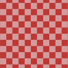 シームレスな和柄パターン　赤　市松模様
