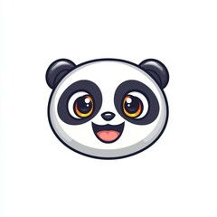 Cute panda head graphic (13)
