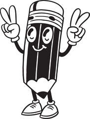 hand drawn vector illustration of a cartoon beer