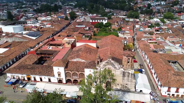 patzcualro square from the sky
