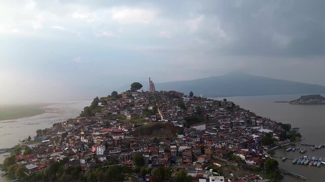 beautifull view of janitzio island