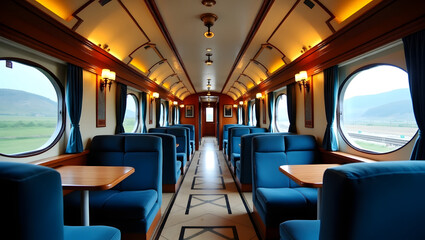 interior of a train