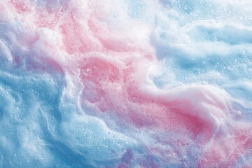 Obraz premium Whipped candy, pink & blue swirls