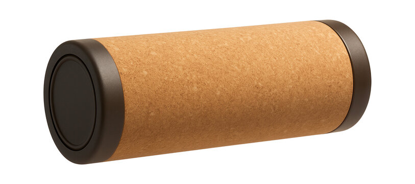 Eco-friendly cork roller with natural finish for sustainable fitness routines