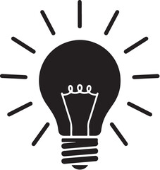 A Symbol of Brilliant Ideas An Illuminated Lightbulb Radiating Creativity and Innovation Showcasing Inspiration Conceptualization and Clever Thought Processes for Problem Solving