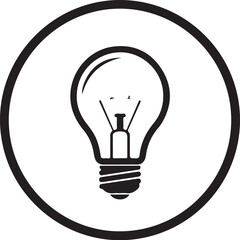 Iconic Light Bulb Symbol Represents Ideas Innovation and Solutions Illuminating the Path to Success with Creative Thinking and Bright Inventions