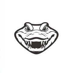 Alligator head logo