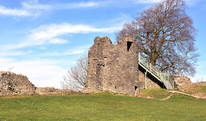 Historic castle ruins