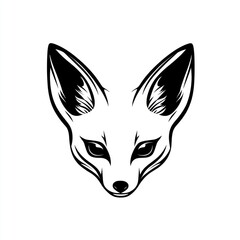 Fototapeta premium Fox head graphic (1)