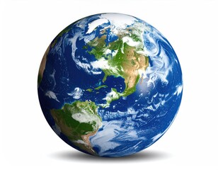 Fototapeta premium Earth globe, detailed view