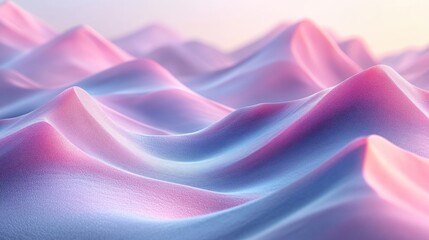 Obraz premium Abstract, soft, pastel hills