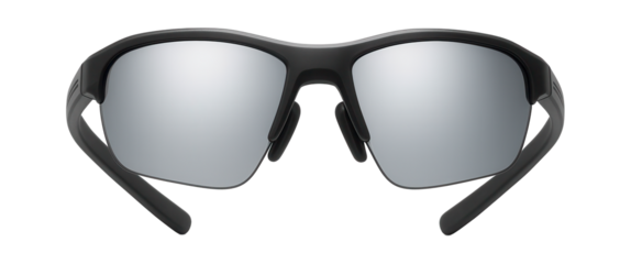 Lightweight climbing sunglasses with interchangeable lenses and nose pads