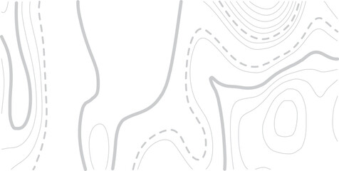 PrintAbstract topo contour map on white background, Topographic map Topographic contour lines map seamless pattern. Geographic mountain relief diagram line wave carve pattern