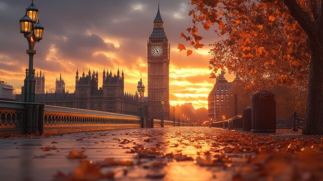 Autumnal London Sunset (1)