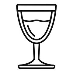 wine glass isolated on white