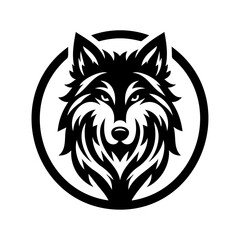 vector image of a wolf