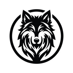 vector image of a wolf
