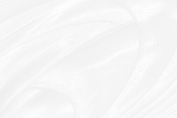 beauty fashion white and gray abstract soft fabric smooth curve shape decorate textile background