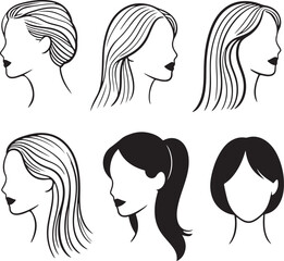Women's Hairstyles and Profiles