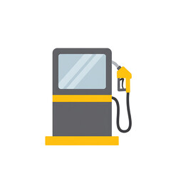 Gas Station Icon Design Fuel Pump Dispenser Illustration Graphic